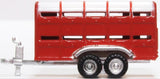 553-NFARM004 - Livestock Trailer - Red (N Scale)