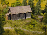Noch 56665 - Cardboard Sheet “Timber Wall” Weathered (HO Scale)