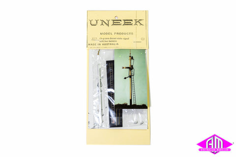 Uneek - UN-575 - Drop Arm Distant Static Signal with 2 Lanterns (HO Scale)