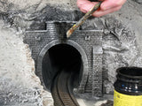 Noch 58030 - Interior Tunnel Walls - Straight 2pc (10cm) (HO Scale)