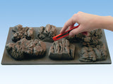 Noch 58452 - Rock Pieces - Sandstone 6pc (HO Scale)