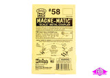 KD-58 - #58 Scale Metal Coupler - Medium (9/32") Center Shank 2pr (HO Scale)