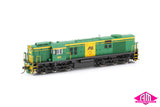 600 Class locomotive 607-N AN Green & Yellow - Green Roof (600-10) HO Scale