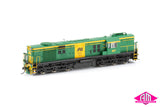 600 Class locomotive 607-N AN Green & Yellow - Green Roof (600-10) HO Scale