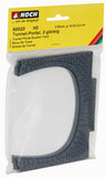 Noch 60020 - Tunnel Portal Double Track (15.5 x 12.5cm) (HO Scale)
