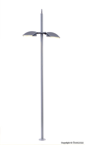 Viessmann - 6034 - City Light Modern - Double - 2 LEDs White (HO Scale)