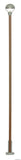 Viessmann - 6062 - Wood Post Lamp - GDR Reichsbahn - LED Warm-White (HO Scale)