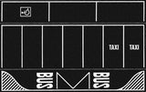 Noch 60718 - Car Park Asphalt 2pc (22 x 14cm each) (HO Scale)