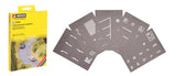 Noch 60745 - Street Marking Templates (HO Scale)