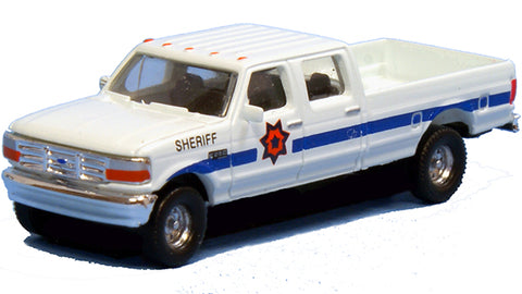 618-N38L65777 - Ford F-250 Series Super Duty SD Police Department Set (N Scale)