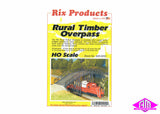 628-0200 - Rural Timber Overpass Kit (HO Scale)