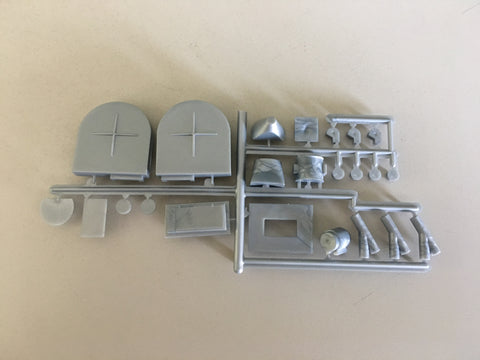 628-0358 - Grain Bin Parts (HO Scale)
