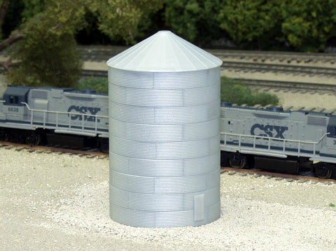628-0704 - 40' Corrugated Grain Bin Kit (N Scale)