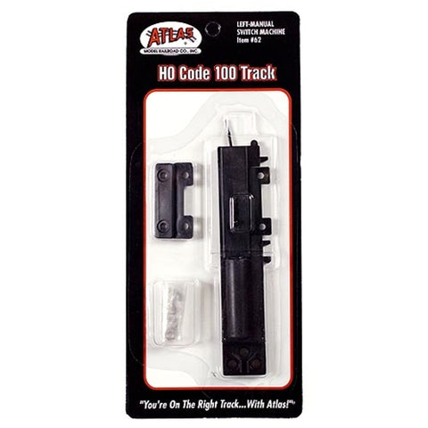 Atlas - Point Switch Left, Manual, Code 100, HO Scale
