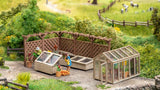 Noch 66805 - Laser-Cut Decoration Set - In the Garden (HO Scale)
