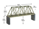 Noch 67029 - Truss Girder Bridge With Bridgeheads (HO Scale)