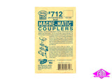 KD-712 - #712 3/4 Size Old Time Coupler - Rust 2pr (HO Scale)