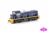 73 Class Locomotive 7334 Freight Rail Blue 73-13 HO Scale
