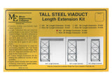 Micro Engineering - 75-526 - Tall Steel Viaduct - Extension Kit - 30' Bridge Connector (HO Scale)