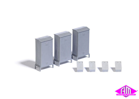 7792 - Switch & Telephone Cabinets (HO Scale)