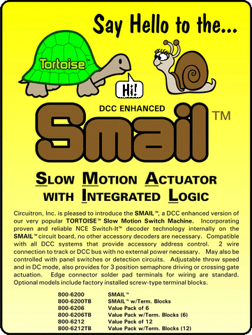 Circuitron - 800-6212 - The Smail Switch Machine - Value Pack of 12