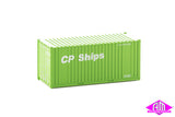 949-8010 - 20' Container With Flat Panel - CP Ships (HO Scale)