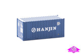 949-8012 - 20' Container With Flat Panel - Hanjin (HO Scale)