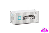 949-8051 - 20' Container Fully Corrugated Maersk-Sealand (HO Scale)