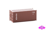 949-8053 - 20' Container Fully Corrugated - Triton (HO Scale)
