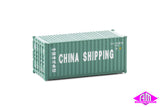 949-8056 - 20' Container Fully Corrugated - China Shipping (HO Scale)