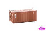 949-8061 - 20' Container Fully Corrugated - APL (HO Scale)