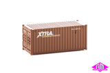949-8067 - 20' Container Fully Corrugated - Xtra (HO Scale)