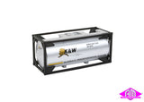 949-8102 - 20' Tank Container - K&W Alaska (Pre-Painted, Unassembled Kit) (HO Scale)