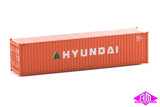 949-8253 - 40' Hi-Cube Corrugated Container - Hyundai (HO Scale)