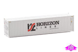 949-8262 - 40' Hi-Cube Corrugated Container - Horizon Lines (HO Scale)