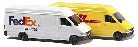 189-8304 - Mercedes Benz Sprinter Vans - FedEx & DHL (N Scale)