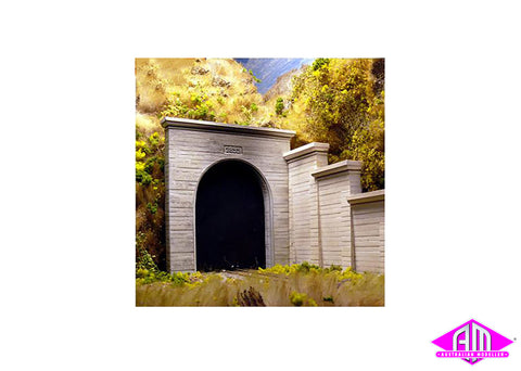 8320 - Single Track Tunnel Portal - Concrete (HO Scale)