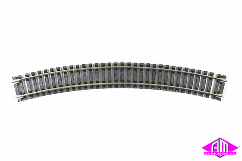 Atlas - Curves 18" Radius 6pc, Code 100, HO Scale