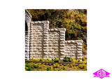 8401 - Stepped Tunnel Wall Abutment - Cut Stone (HO Scale)