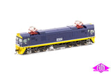 85 Class, 8504 Freight Rail Blue with small illuminated E on nose HO Scale