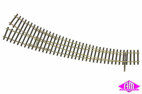 85333 - Right Hand Curved Point - Code 83 - R 377/543mm - 9/12 Deg (HO Scale)