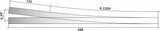 85346 - Right Hand Point - Code 83 - R 2200 - 6.34 Deg - EW6 - 1:9 (HO Scale)