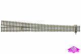 85346 - Right Hand Point - Code 83 - R 2200 - 6.34 Deg - EW6 - 1:9 (HO Scale)