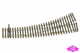 85364 - Left Hand Curved Point - Code 83 - R 425/866mm - 11/15 Deg (HO Scale)
