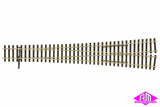 85383 - Y Point - Code 83 - R 2707mm - 9/12 Deg (HO Scale)