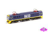 8650 Tri-Bogie, Freight Rail Blue HO Scale