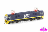 86 Class Locomotive 8617 Freight Rail HO Scale
