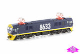 86 Class Locomotive 8633 Freight Rail HO Scale