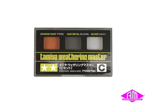 Weathering Master C Set - Orange Rust, Gun Metal, Silver