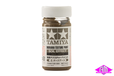 Diorama Texture Paint 100ml - Soil Effect: Dark Earth